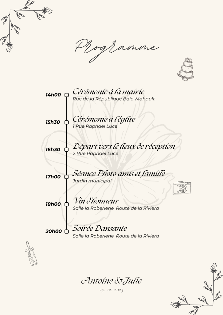 Programme rose