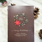 Cartes de vœux - Chaleur Forestière - marron-couronne